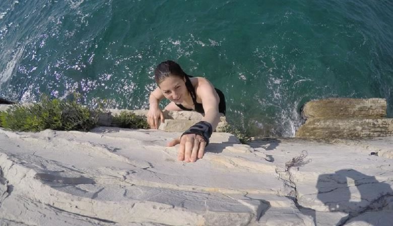 Cliff jumping in Split
