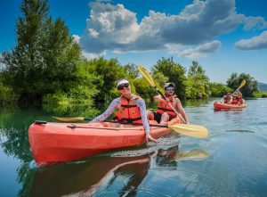 Kayaking on Cetina river