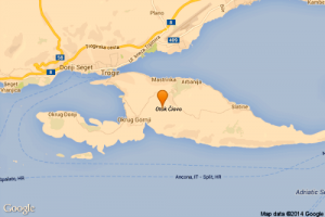 Ciovo Island Map