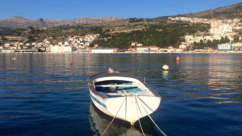 Fishing boat near Dubrovnik