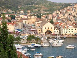 Hvar town and harbor