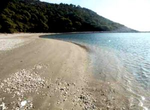 Blace sandy beach on Mljet