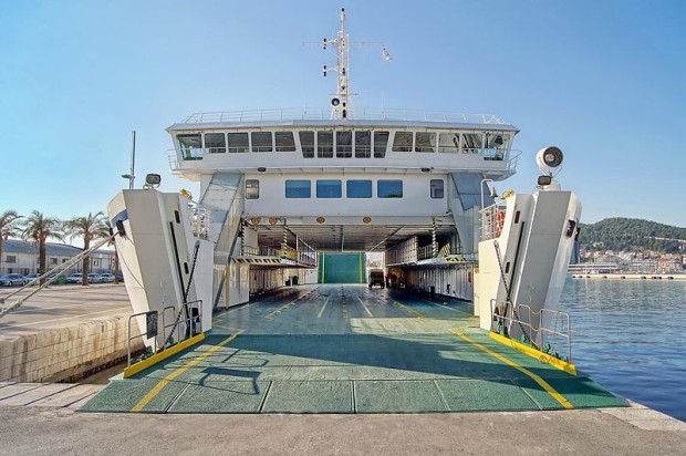 Hrvat ferry from Split to Supetar