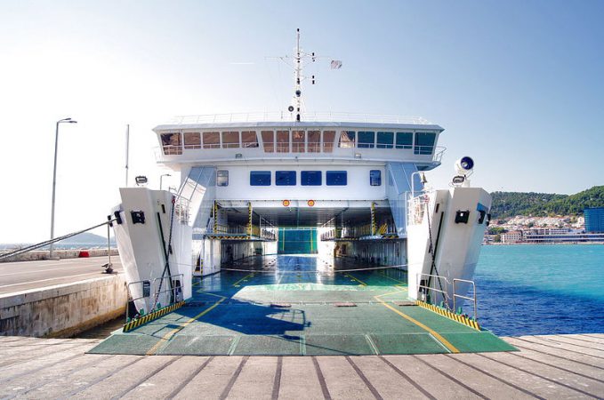 "Jadran" ferry in Split port