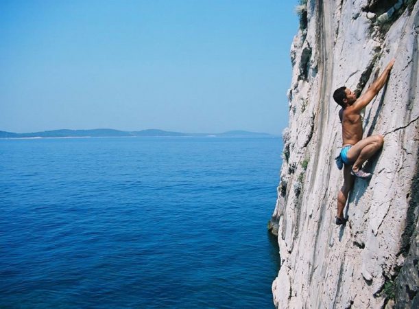 Cetina rock climbing