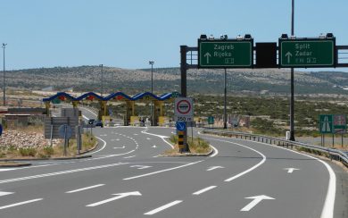 A1 Motorway near Maslenica