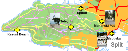 Marjan Hill map