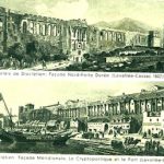 Old Split port and palace from 1802