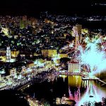 New Year's celebration on Split Riva
