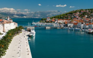 Trogir town bridge